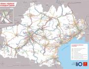 Carte régional de transport public