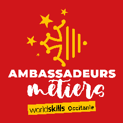 Logo Ambassadeurs métiers worldskills Occitanie